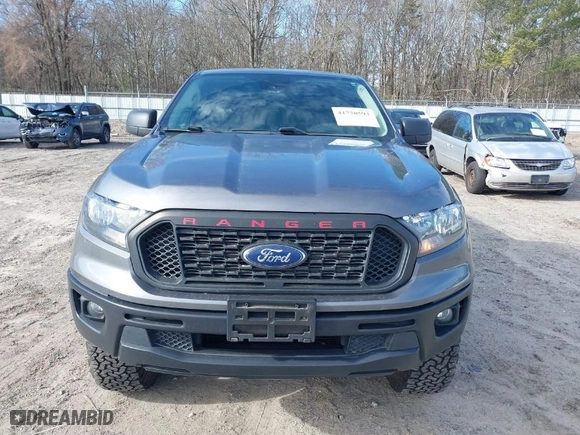 2021 Ford Ranger XL with VIN 1FTER1EH9MLD42695, listed as a IAAI auction lot 41750593 with 53,154 mi miles. Bid and sale history available at carsss.com. Image 12.
