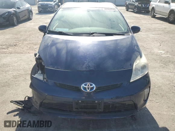 2013 Toyota Prius One with VIN JTDKN3DU1D0349859, listed as a Copart auction lot 45560535 with 167,136 mi miles and Salvage Title. Bid and sale history available at carsss.com. Image 5.
