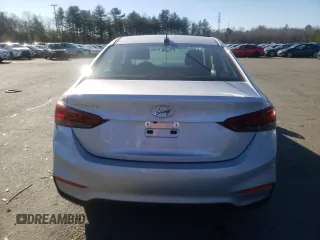 2022 Hyundai Accent SEL with VIN 3KPC24A61NE175874, listed as a Copart auction lot 39651833 with 7,389 mi miles. Bid and sale history available at carsss.com. Image 6.