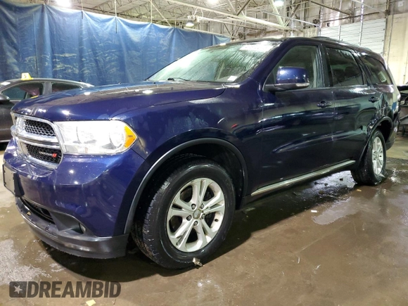 2012 Dodge Durango Crew with VIN 1C4RDJDG1CC337112, listed as a Copart auction lot 47373215 with 146,875 mi miles and Salvage Title. Bid and sale history available at carsss.com. Image 1.