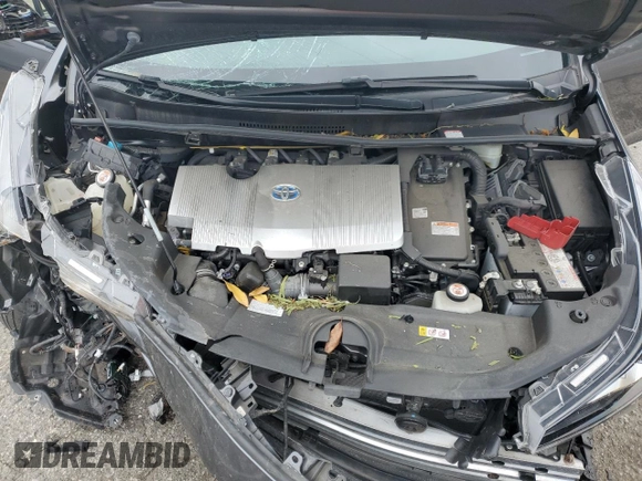 2019 Toyota Prius L Eco z VIN JTDKARFU0K3087436, wystawiony jako Copart lot #55699135 z przebiegiem Nie podano mil oraz Szkoda całkowita • Salvage title. Historia ofert i sprzedaży dostępna na DreamBid. Obrazek 11.