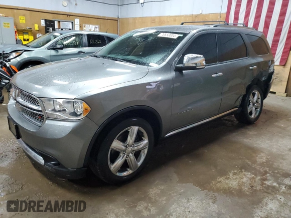 2013 Dodge Durango Citadel z VIN 1C4RDJEG3DC589718, wystawiony jako Copart lot #78850004 z przebiegiem 215 349 mil mil oraz Szkoda całkowita • Salvage title. Historia ofert i sprzedaży dostępna na DreamBid. Obrazek 1.