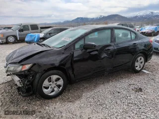 2015 Honda Civic Sedan LX with VIN 19XFB2F51FE076426, listed as a Copart auction lot 50901575 with 0 mi miles and Salvage Title. Bid and sale history available at carsss.com. Image 1.