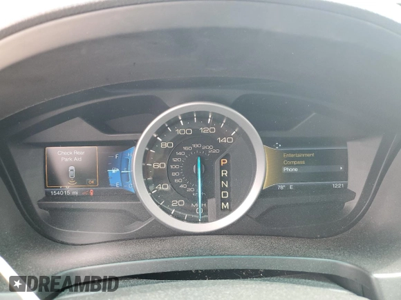 2014 Ford Explorer Limited with VIN 1FM5K7F88EGB64242, listed as a Copart auction lot 54452015 with 154,015 mi miles and Salvage Title. Bid and sale history available at carsss.com. Image 9.