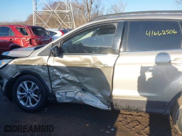 2017 Ford Escape SE with VIN 1FMCU0GD9HUE65306, listed as a IAAI auction lot 41662506 with 69,105 mi miles. Bid and sale history available at carsss.com. Image 14.