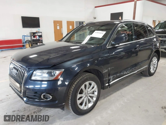2014 Audi Q5 Premium Plus with VIN WA1LFAFP4EA072935, listed as a IAAI auction lot 41893054 with 142,383 mi miles and . Bid and sale history available at DreamBid. Image 17.