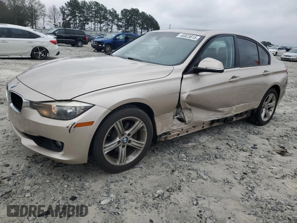 2013 BMW 3 Series 328i with VIN WBA3A5C58DF355822, listed as a Copart auction lot 45923815 with 98,109 mi miles and Salvage Title. Bid and sale history available at carsss.com. Image 1.