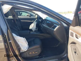2018 Genesis G80 3.8L with VIN KMHGN4JE7JU226740, listed as a IAAI auction lot 41821284 with 87,081 mi miles and . Bid and sale history available at carsss.com. Image 5.