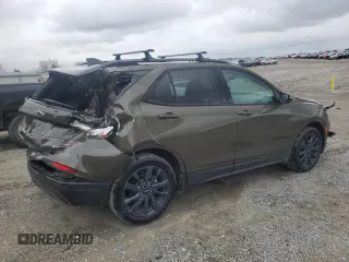 2024 Chevrolet Equinox RS with VIN 3GNAXMEG0RL161372, listed as a Copart auction lot 76330864 with 11,312 mi miles and Salvage title. Bid and sale history available at DreamBid. Image 3.