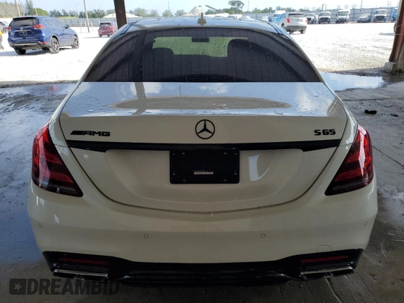 2020 Mercedes-Benz S 65 AMG with VIN W1KUG7KB5LA530117, listed as a Copart auction lot 52976995 with 11,363 mi miles and Non repairable. Bid and sale history available at DreamBid. Image 6.