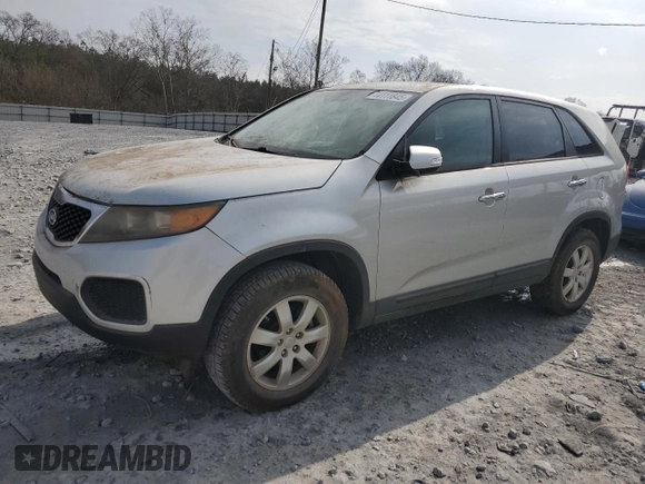 2011 Kia Sorento LX with VIN 5XYKT3A16BG133657, listed as a Copart auction lot 44111845 with 288,465 mi miles and Clean Title. Bid and sale history available at carsss.com. Image 1.