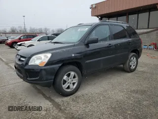2009 Kia Sportage LX with VIN KNDJF723997631529, listed as a Copart auction lot 48036685 with 116,632 mi miles and Salvage Title. Bid and sale history available at carsss.com. Image 1.