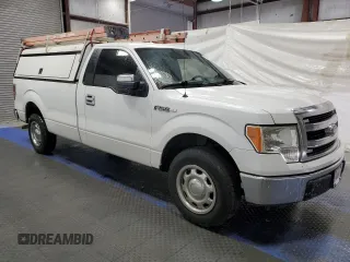 2014 Ford F-150 XL with VIN 1FTNF1CF9EKD84575, listed as a Copart auction lot 52136825 with 211,014 mi miles and Clean title. Bid and sale history available at DreamBid. Image 4.