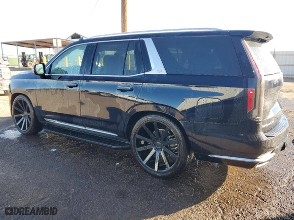 2021 Cadillac Escalade Premium Luxury with VIN 1GYS4CKL6MR263319, listed as a Copart auction lot 87950385 with 40,348 mi miles and Clean Title. Bid and sale history available at carsss.com. Image 2.