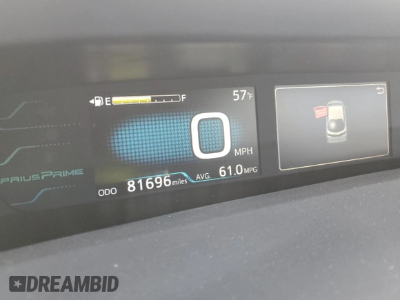 2017 Toyota Prius Plus z VIN JTDKARFP8H3004323, wystawiony jako Copart lot #53417205 z przebiegiem 81 696 mil mil oraz Szkoda całkowita • Salvage title. Historia ofert i sprzedaży dostępna na DreamBid. Obrazek 9.