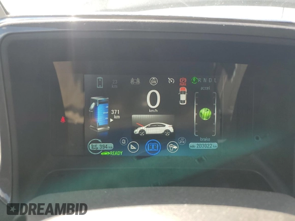 2013 Chevrolet Volt with VIN 1G1RD6E45DU101651, listed as a Copart auction lot 54490455 with 203,022 mi miles and Salvage Title. Bid and sale history available at carsss.com. Image 9.
