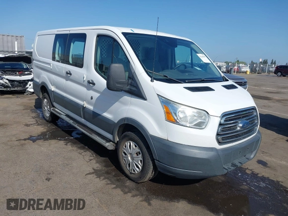 2016 Ford Transit Cargo with VIN 1FTYR1ZM8GKB42857, listed as a IAAI auction lot 42200699 with 195,563 mi miles and . Bid and sale history available at carsss.com. Image 1.