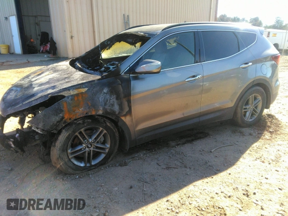 2018 Hyundai Santa Fe Sport 2.4L with VIN 5XYZU3LB7JG548261, listed as a IAAI auction lot 41142178 with 1 mi miles. Bid and sale history available at carsss.com. Image 2.