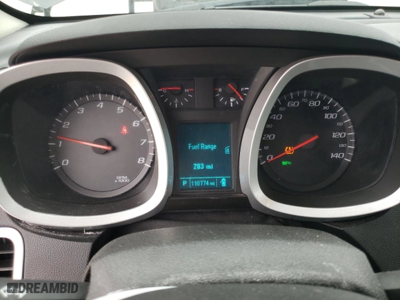 2012 Chevrolet Equinox LT w/1LT with VIN 2GNFLEE59C6214281, listed as a Copart auction lot 45920685 with 110,774 mi miles and Salvage Title. Bid and sale history available at carsss.com. Image 9.