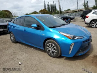 2019 Toyota Prius LE with VIN JTDL9RFU4K3010565, listed as a Copart auction lot 44865373 with 39,198 mi miles. Bid and sale history available at carsss.com. Image 4.