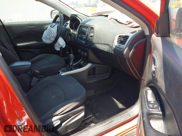 2018 Jeep Compass Sport с VIN 3C4NJCAB7JT123223, выставлен на аукционе IAAI как лот 42441627 с пробегом 90 273 миль миль и . История ставок и продаж доступна на DreamBid. Изображение 5.