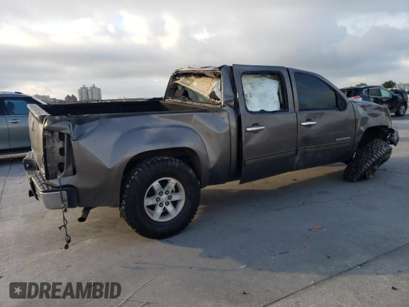 2013 GMC Sierra 1500 SLE with VIN 3GTP1VE07DG163585, listed as a Copart auction lot 55132615 with Not provided miles and Salvage title. Bid and sale history available at DreamBid. Image 3.