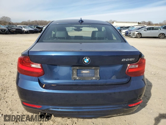 2016 BMW 2 Series 228i xDrive with VIN WBA1G9C59GV598997, listed as a Copart auction lot 36809134 with 76,116 mi miles. Bid and sale history available at carsss.com. Image 6.