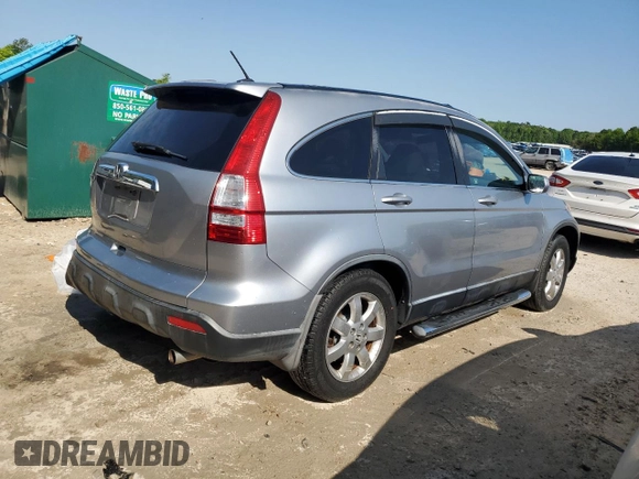 2007 Honda CR-V EX-L with VIN JHLRE387X7C048564, listed as a Copart auction lot 52706005 with 163,844 mi miles and Salvage Title. Bid and sale history available at carsss.com. Image 3.