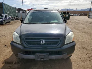 2005 Honda Pilot EX-L z VIN 5FNYF18585B066439, wystawiony jako Copart lot #48514715 z przebiegiem 157 781 mil mil oraz Szkody całkowita. Historia ofert i sprzedaży dostępna na DreamBid. Obrazek 5.