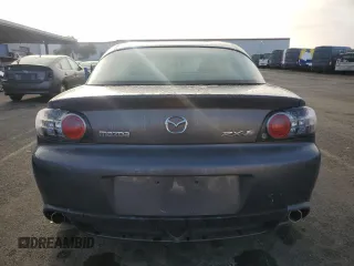 2006 Mazda RX-8 z VIN JM1FE173960204841, wystawiony jako Copart lot #85832354 z przebiegiem 129 871 mil mil oraz Czysty tytuł • Clean title. Historia ofert i sprzedaży dostępna na DreamBid. Obrazek 6.