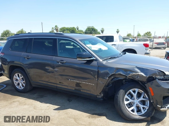 2021 Jeep Grand Cherokee Limited with VIN 1C4RJKBG1M8213315, listed as a IAAI auction lot 42582784 with 43,375 mi miles and . Bid and sale history available at DreamBid. Image 14.