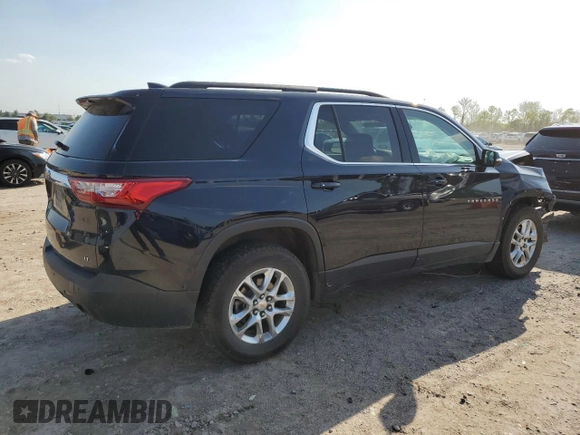 2020 Chevrolet Traverse LT Cloth z VIN 1GNERGKW3LJ161292, wystawiony jako Copart lot #50519275 z przebiegiem 71 369 mil mil oraz Szkoda całkowita • Salvage title. Historia ofert i sprzedaży dostępna na DreamBid. Obrazek 3.
