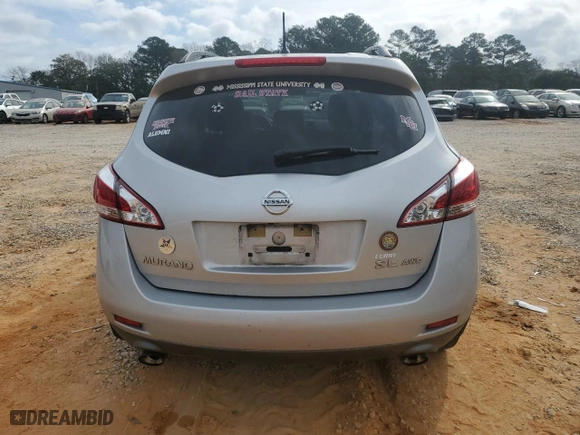 2012 Nissan Murano SL with VIN JN8AZ1MW7CW220269, listed as a Copart auction lot 47491795 with 104,368 mi miles and Salvage Title. Bid and sale history available at carsss.com. Image 6.