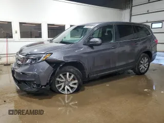 2020 Honda Pilot EX-L with VIN 5FNYF6H58LB038599, listed as a Copart auction lot 65684555 with 51,498 mi miles and Salvage title. Bid and sale history available at DreamBid. Image 1.