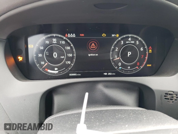 2019 Jaguar F-Pace 30t R-Sport with VIN SADCL2GX7KA352187, listed as a Copart auction lot 87842805 with 59,995 mi miles and Salvage title. Bid and sale history available at DreamBid. Image 9.