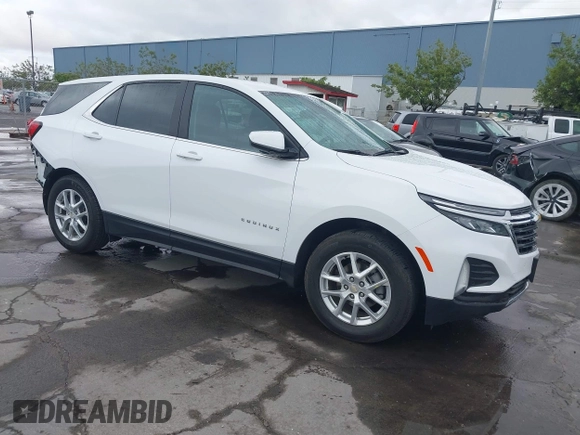 2023 Chevrolet Equinox LT with VIN 3GNAXKEG7PS115903, listed as a IAAI auction lot 42239054 with 18,032 mi miles and . Bid and sale history available at DreamBid. Image 1.