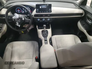 2023 Honda HR-V LX with VIN 3CZRZ2H31PM745770, listed as a Copart auction lot 43449055 with 29,420 mi miles and Salvage title. Bid and sale history available at DreamBid. Image 8.