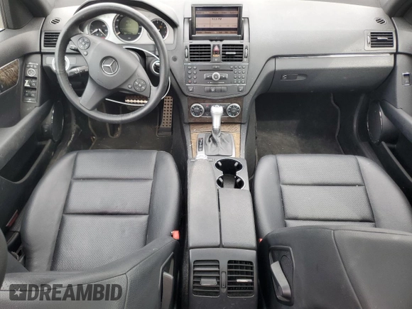 2008 Mercedes-Benz C 350 Sport with VIN WDDGF56X58R025469, listed as a Copart auction lot 51845005 with 49,759 mi miles and Salvage title. Bid and sale history available at DreamBid. Image 8.