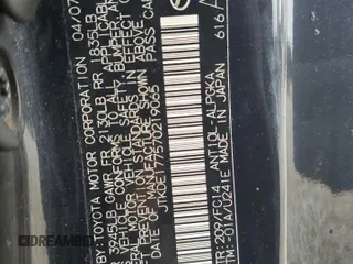 2007 Scion tC Spec with VIN JTKDE177570219065, listed as a Copart auction lot 58437745 with 215,227 mi miles and Salvage title. Bid and sale history available at DreamBid. Image 12.