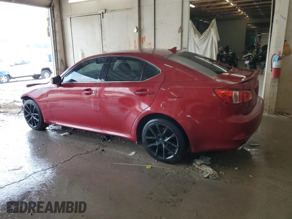 2011 Lexus IS 250 with VIN JTHCF5C29B5046176, listed as a Copart auction lot 56512275 with 132,329 mi miles and Salvage title. Bid and sale history available at DreamBid. Image 2.