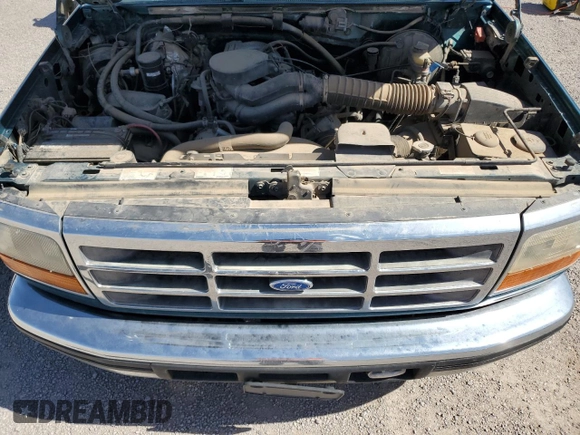 1996 Ford Bronco XL with VIN 1FMEU15N4TLB84331, listed as a Copart auction lot 55642465 with 204,915 mi miles and Clean Title. Bid and sale history available at carsss.com. Image 12.