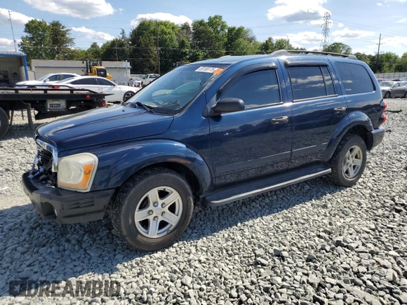 2004 Dodge Durango SLT with VIN 1D4HB48N44F101973, listed as a Copart auction lot 58158175 with 218,670 mi miles and Salvage title. Bid and sale history available at DreamBid. Image 1.