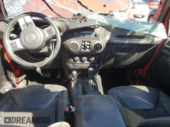 2016 Jeep Wrangler Unlimited Freedom z VIN 1C4BJWDG7GL168548, wystawiony jako Copart lot #49893385 z przebiegiem 107 672 mil mil oraz Szkoda całkowita • Salvage title. Historia ofert i sprzedaży dostępna na DreamBid. Obrazek 8.