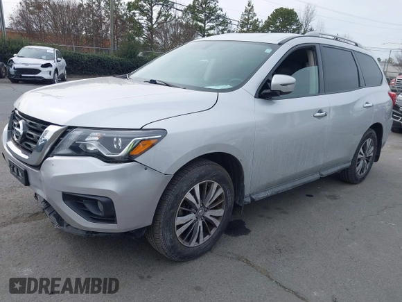 2018 Nissan Pathfinder SL with VIN 5N1DR2MM1JC675383, listed as a IAAI auction lot 41412784 with 115,657 mi miles and . Bid and sale history available at DreamBid. Image 19.