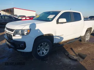 2021 Chevrolet Colorado 2WD LT with VIN 1GCGSCEN2M1190740, listed as a IAAI auction lot 41336807 with 45,968 mi miles. Bid and sale history available at carsss.com. Image 17.