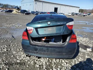 2008 BMW 3 Series 328xi with VIN WBAVC73558KX91670, listed as a Copart auction lot 45142735 with 0 mi miles and Salvage Title. Bid and sale history available at carsss.com. Image 6.