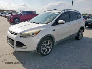 2013 Ford Escape Titanium with VIN 1FMCU0J90DUC13426, listed as a Copart auction lot 53643565 with 176,600 mi miles and Salvage title. Bid and sale history available at DreamBid. Image 1.