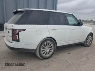 2018 Land Rover Range Rover with VIN SALGS2REXJA500285, listed as a Copart auction lot 46213465 with 44,603 mi miles and Salvage title. Bid and sale history available at DreamBid. Image 3.