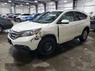 2013 Honda CR-V EX-L with VIN 5J6RM4H74DL001820, listed as a Copart auction lot 52120665 with 185,334 mi miles and Salvage Title. Bid and sale history available at carsss.com. Image 1.