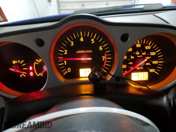 2004 Nissan 350Z Enthusiast z VIN JN1AZ36A34T006197, wystawiony jako Copart lot #44373895 z przebiegiem 108 793 mil mil oraz Szkoda całkowita • Salvage title. Historia ofert i sprzedaży dostępna na DreamBid. Obrazek 9.